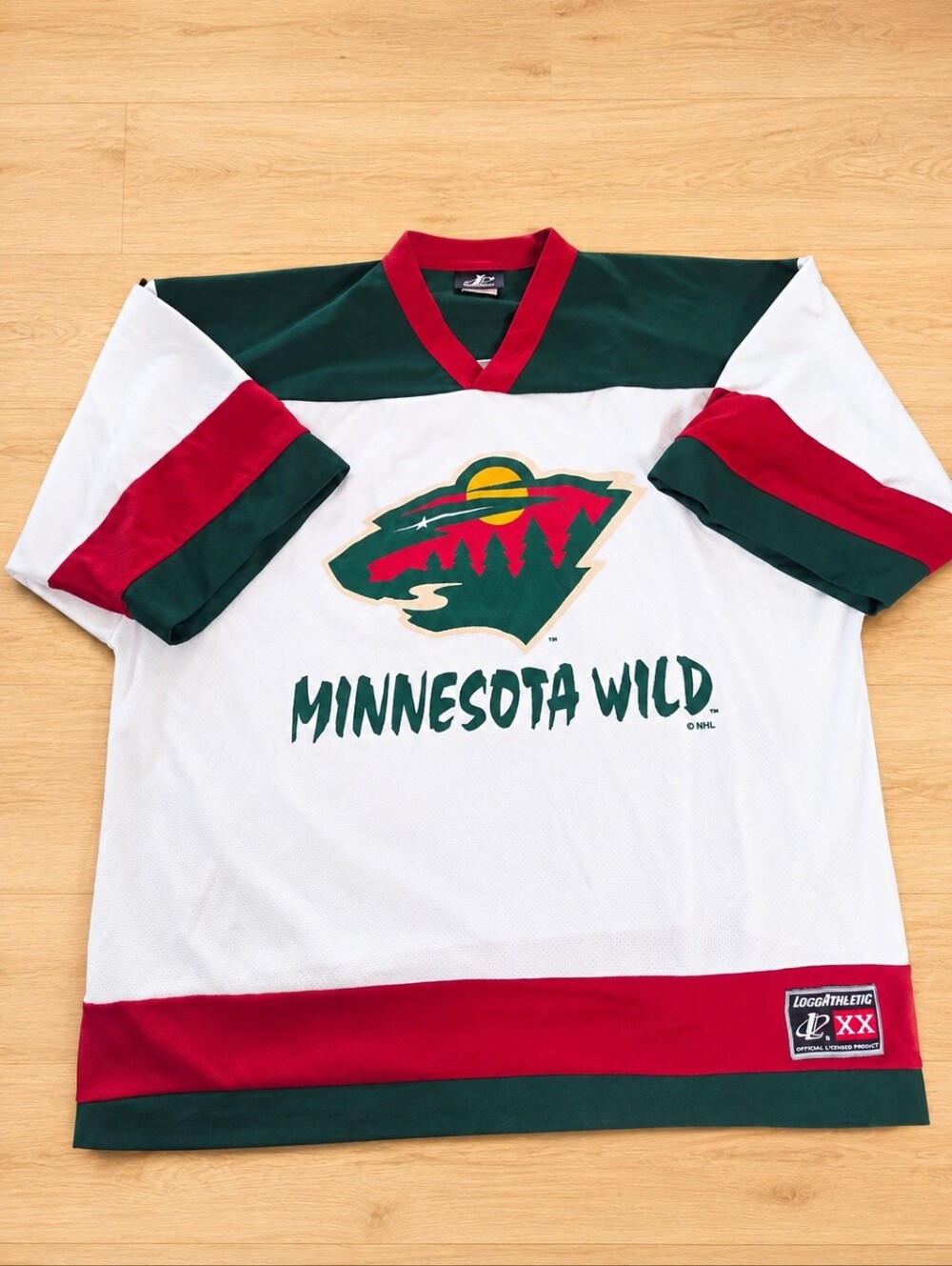 Minnesota Wild Hockey Jersey. Logo Athletic Brand Mens 2XL. NHL. Vintage